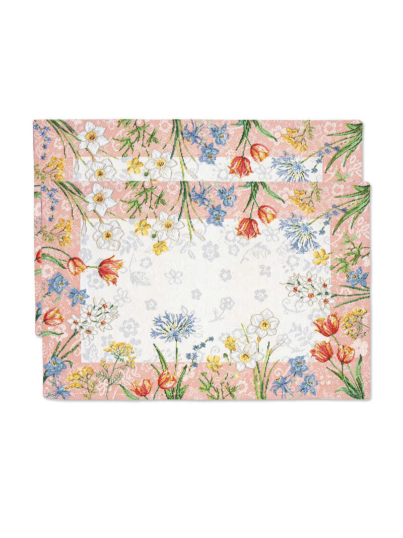 Tischset mit Frhlings-Blumen