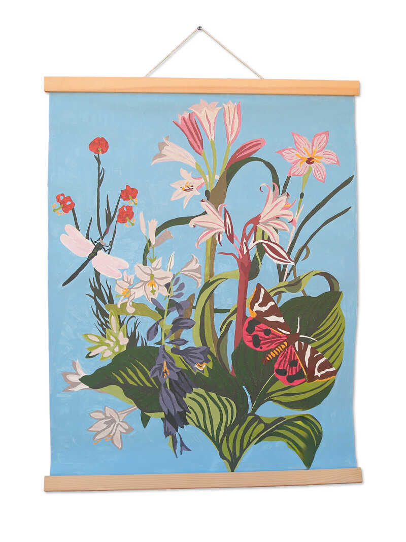 Alternatives Bild 1 zu Malen-nach-Zahlen-Set Exotic Floral