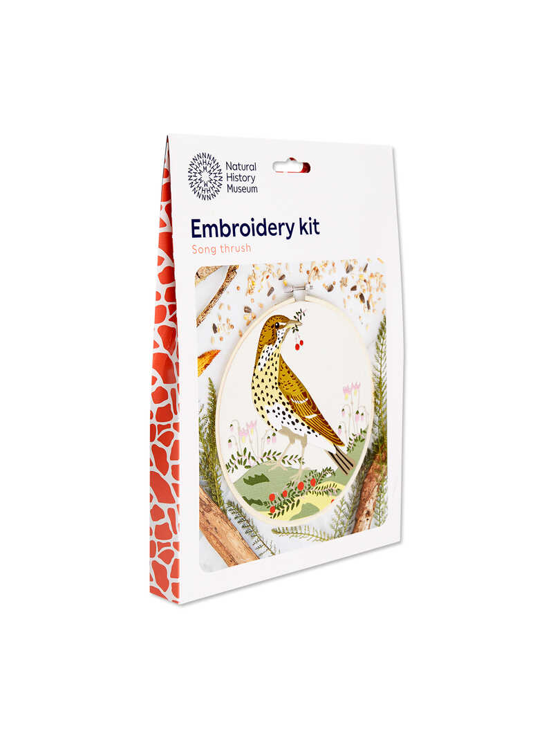 Produktbild zu Stickset Singdrossel