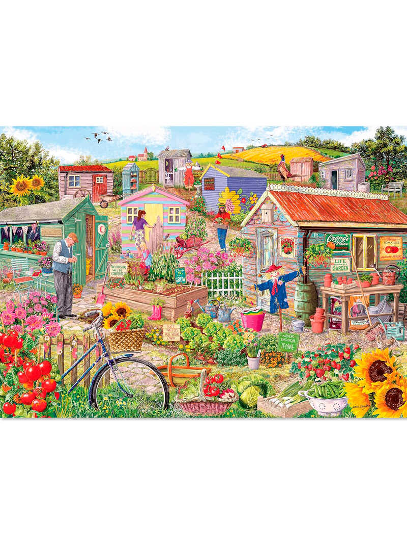 Alternatives Bild 1 zu 1.000-Teile-Puzzle mit Schreberg�rten