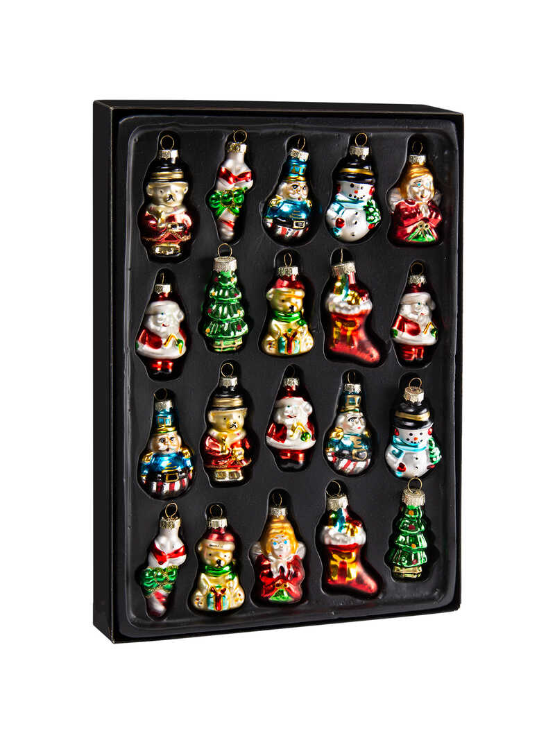 Produktbild zu 20 kleine Weihnachtsanh�nger aus Glas