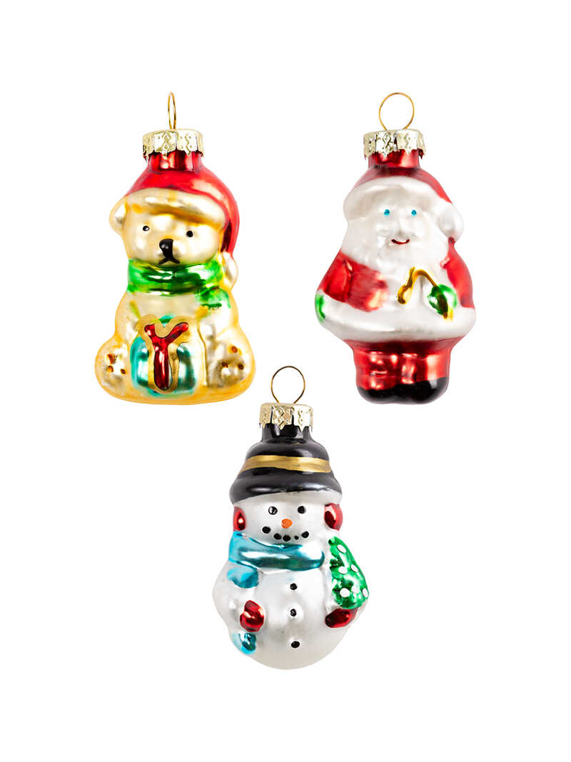 Alternatives Bild 1 zu 20 kleine Weihnachtsanh�nger aus Glas