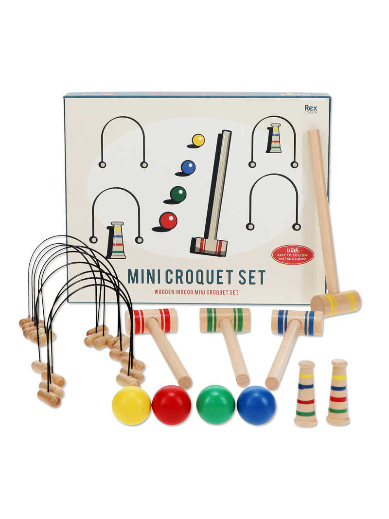 Produktbild zu Mini Croquet Set f�r den Tisch