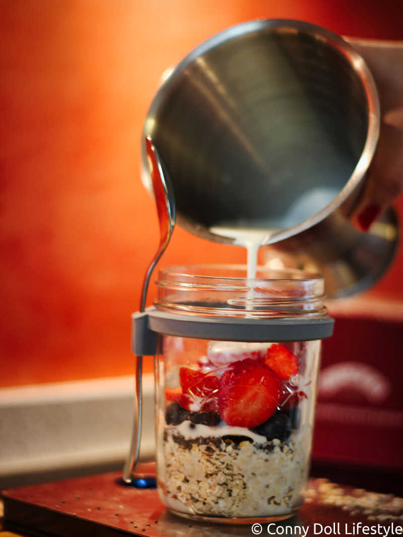 Frhstckset Breakfast Jar mit Lffel