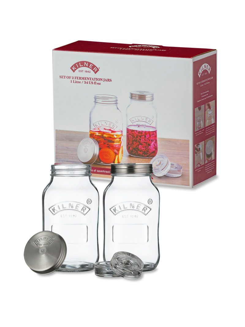 2 Fermentier-Glser mit Zubehr