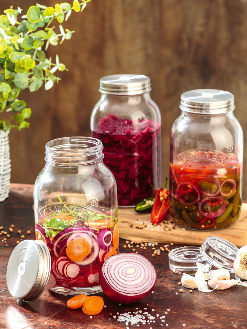 2 Fermentier-Glser mit Zubehr