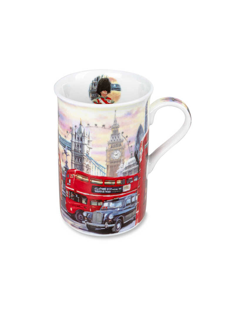 Porzellanbecher mit London Motiven