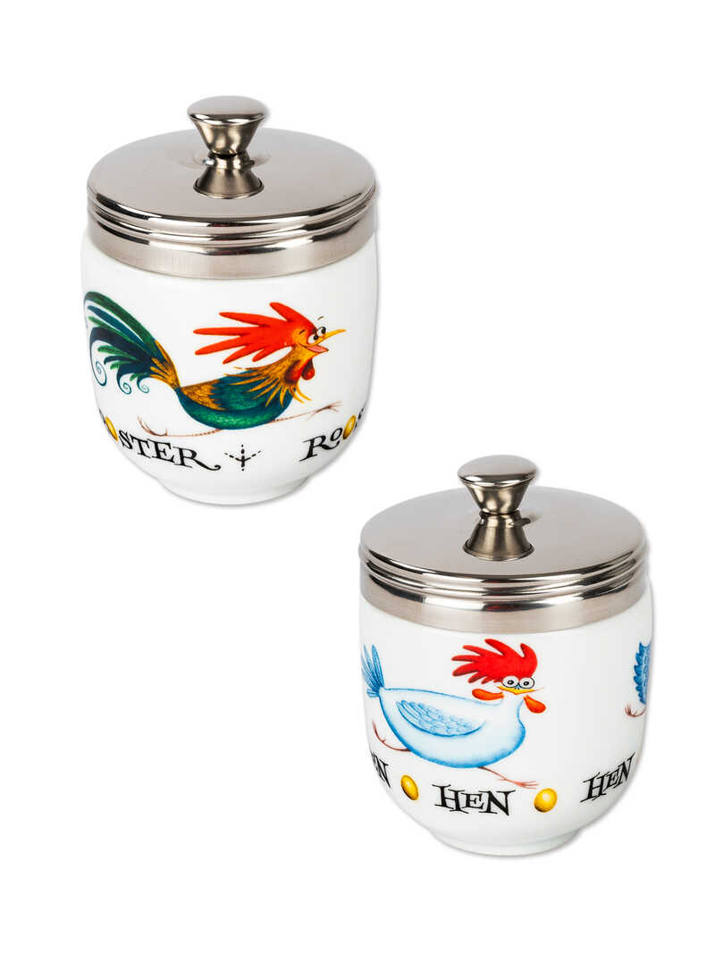 Egg-Coddler-Set Chasing Chickens
