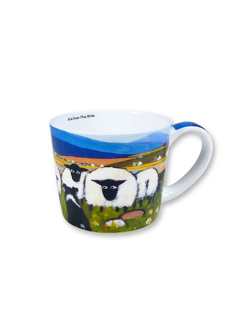 Produktbild zu Porzellanbecher mit Schafen