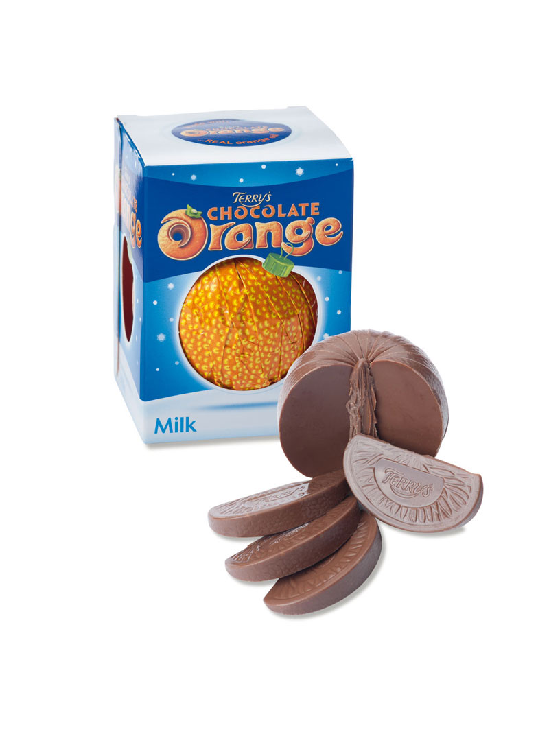 Schokoladen-Orange mit Orangenl