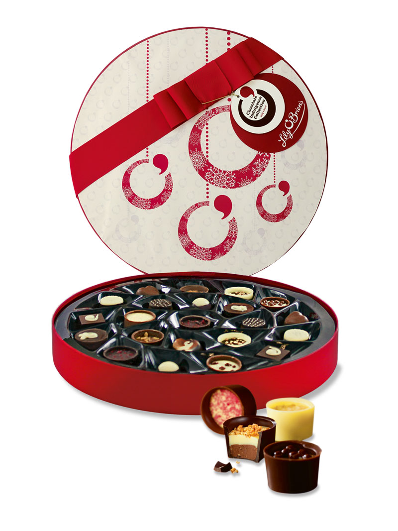 Pralinenschachtel mit handgemachten Pralinen