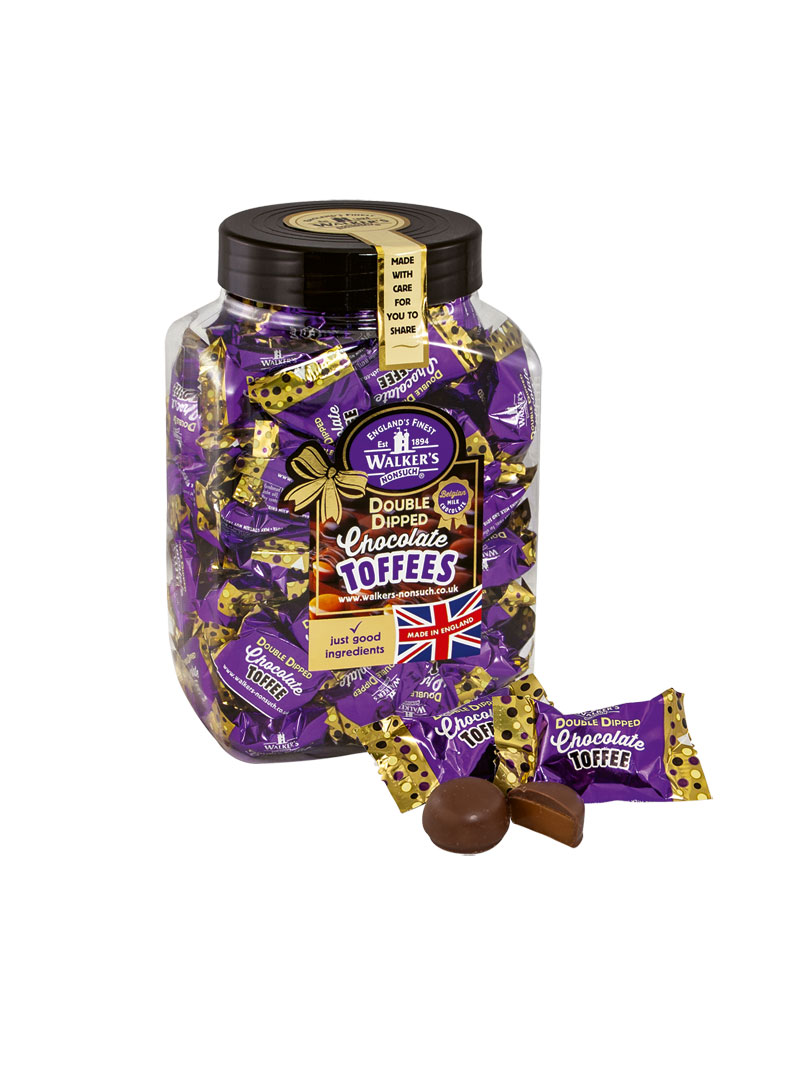 Produktbild zu Toffee Dose Walker's Double Dipped Chocolate Toffees
