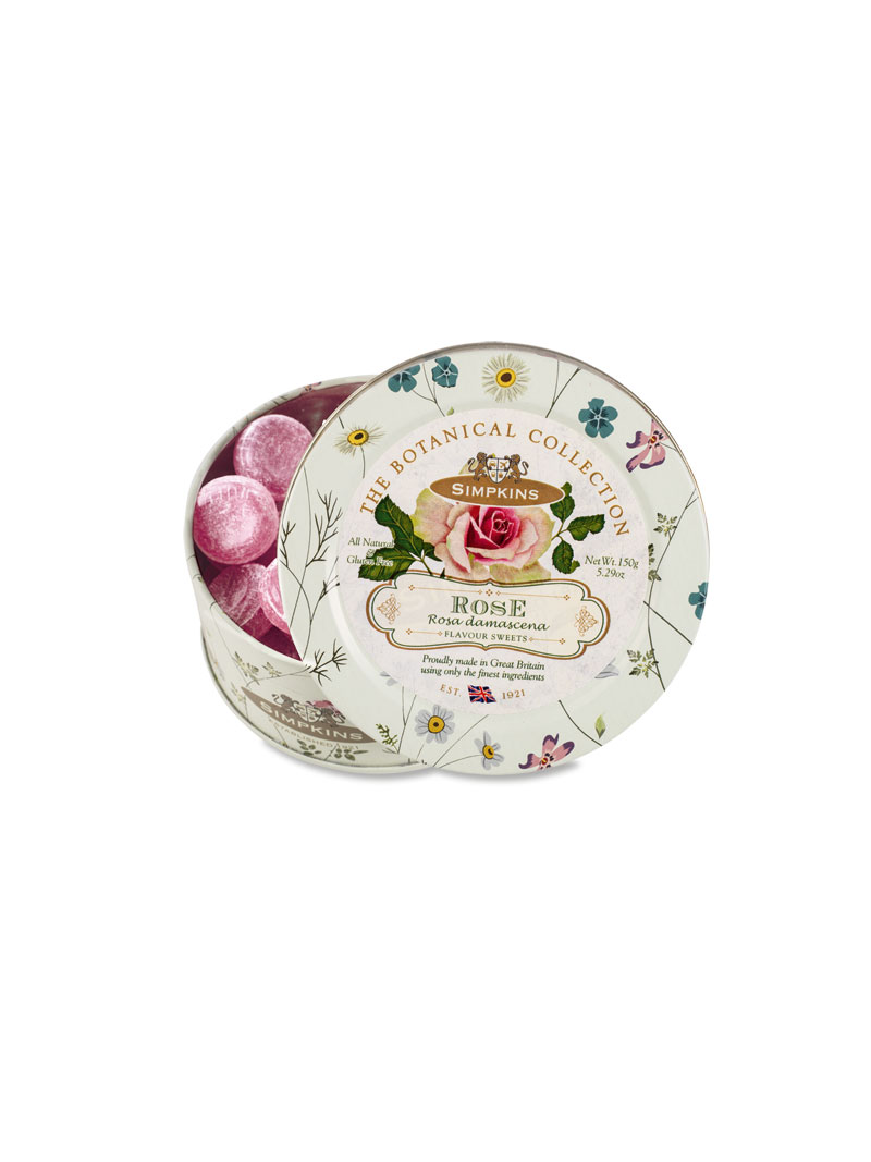 Fruchtbonbons mit Rosenbltenaroma