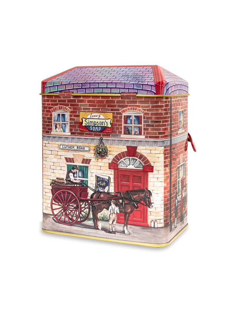 Alternatives Bild 1 zu Toffee-Dose im nostalgischen Design mit Karamell-Bonbons mit Kaffeegeschmack