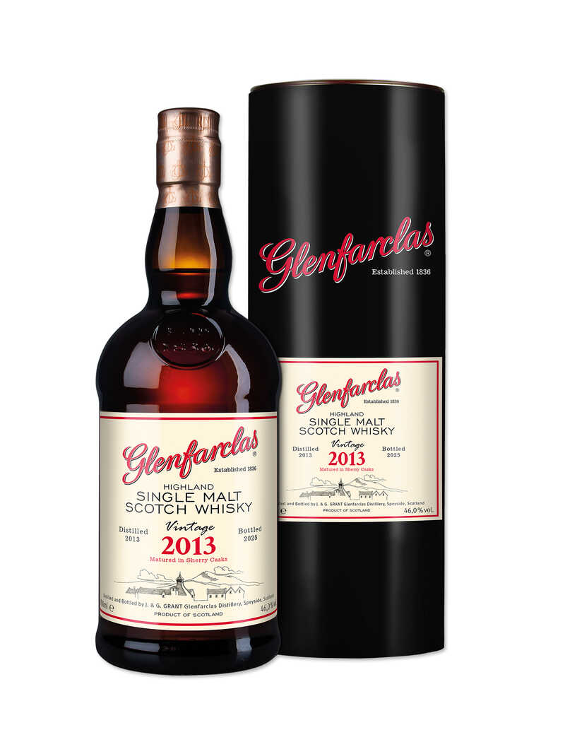 Produktbild zu Glenfarclas Vintage 2013 Highland Single Malt Scotch Whisky