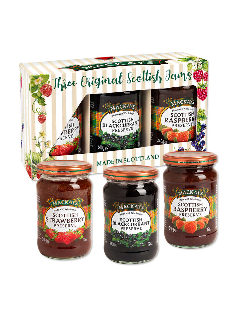 Produktbild zu Marmeladen-Geschenkset mit drei Konfit�ren-Sorten