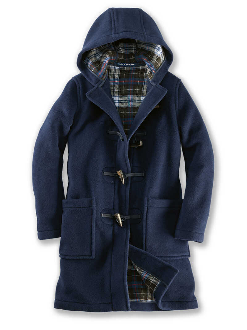 Dufflecoat fr Damen mit Karofutter