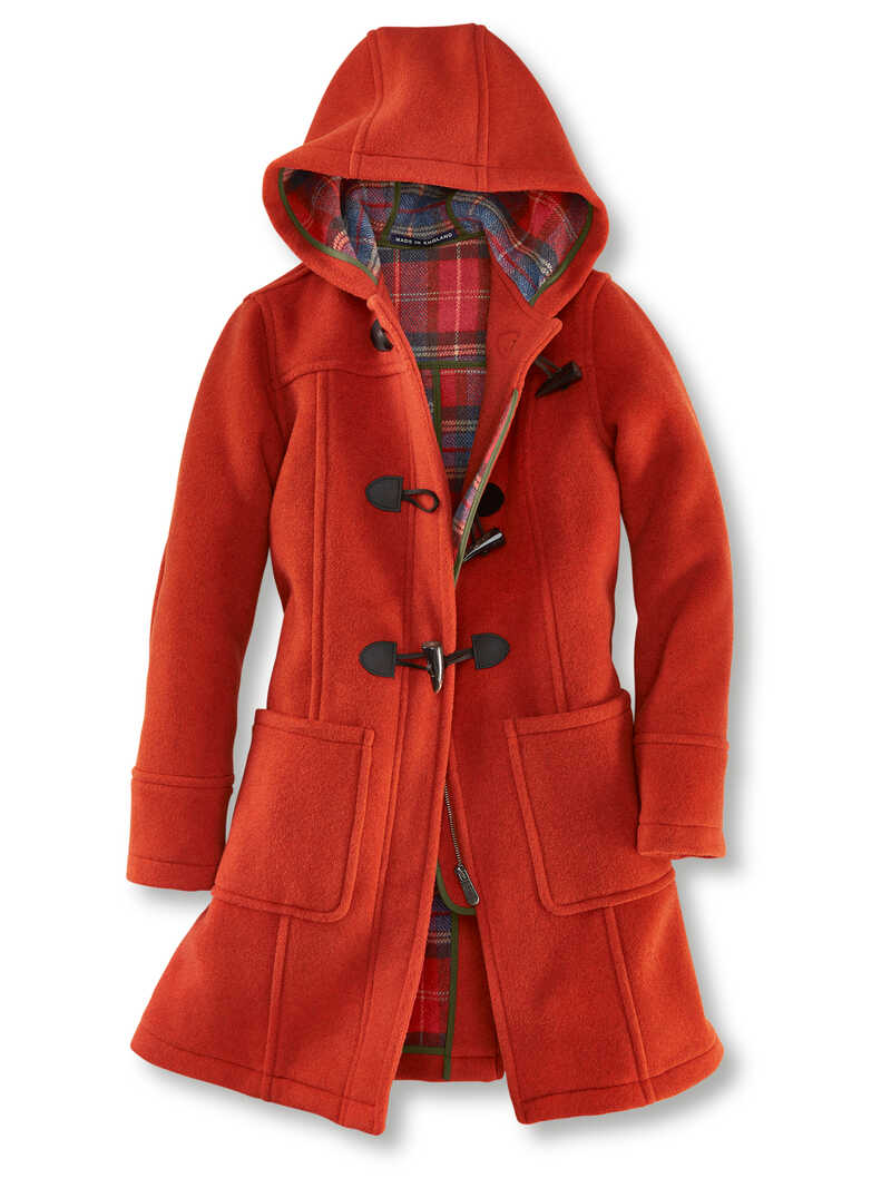 Dufflecoat damen orange clearance