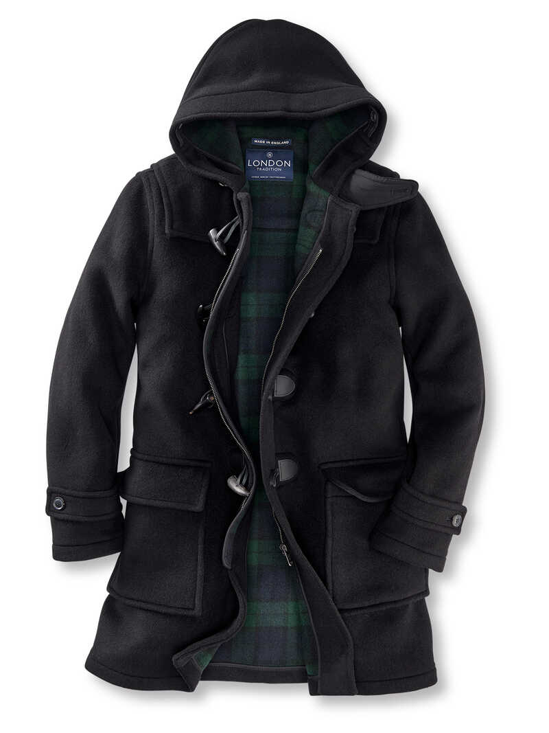 Alternatives Bild 2 zu Schwarzer Dufflecoat