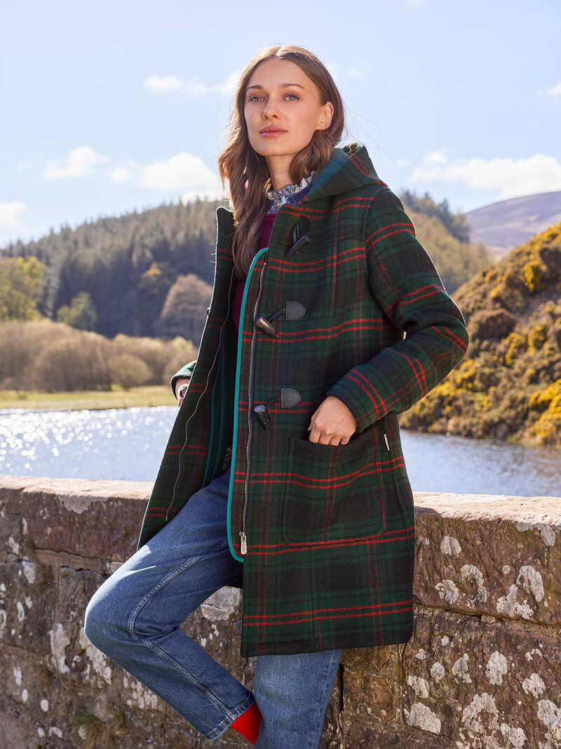 Alternatives Bild 2 zu Dufflecoat mit Tartanmuster