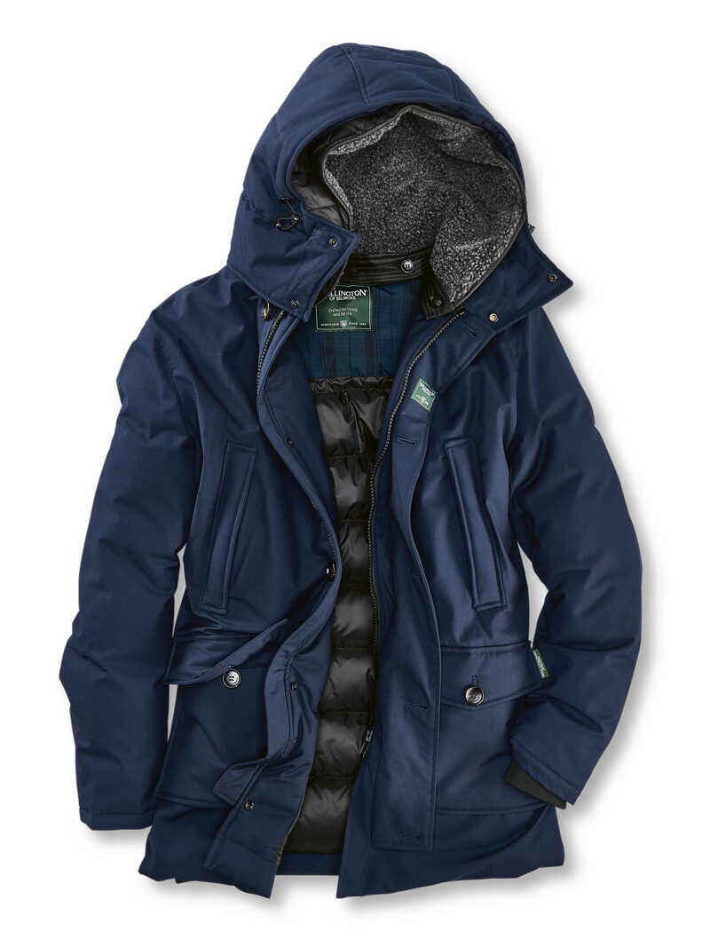 Daunenparka fr Herren