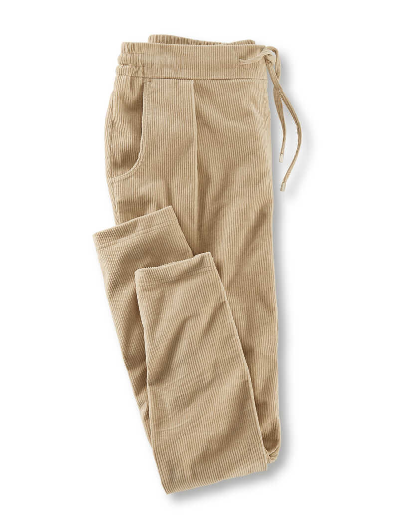 Damen-Cordhose Joggpants Ivy