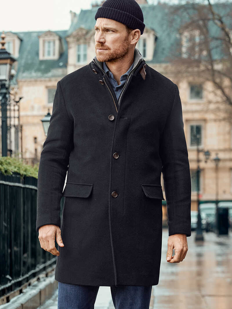 Alternatives Bild 2 zu Herren-Wollmantel in Navy