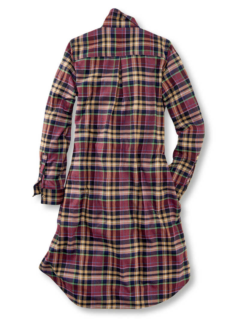 Alternatives Bild 2 zu Flanell-Hemdblusenkleid Heather