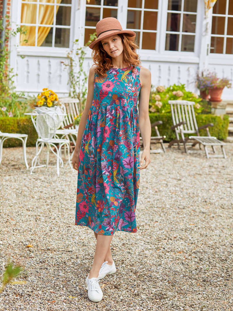 Sommer-Hngerkleid mit Blumen