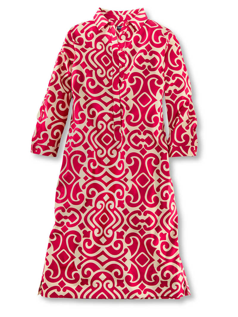 Schlupfkleid mit Grafik-Print