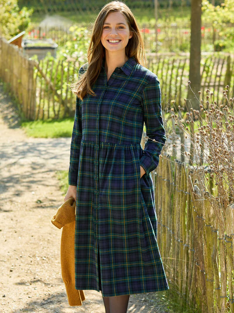 Produktbild zu Flanellkleid Black Watch