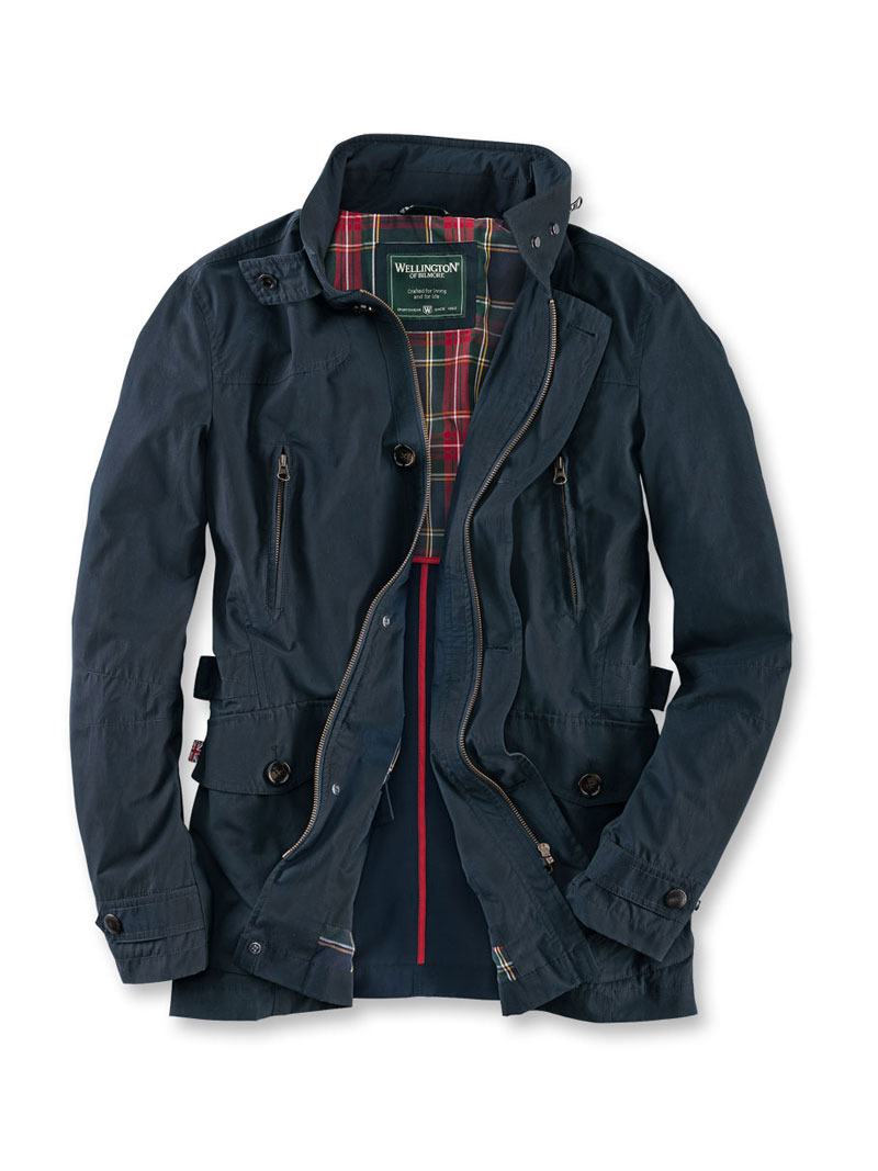 Fieldjacket mit Karofutter fr Herren