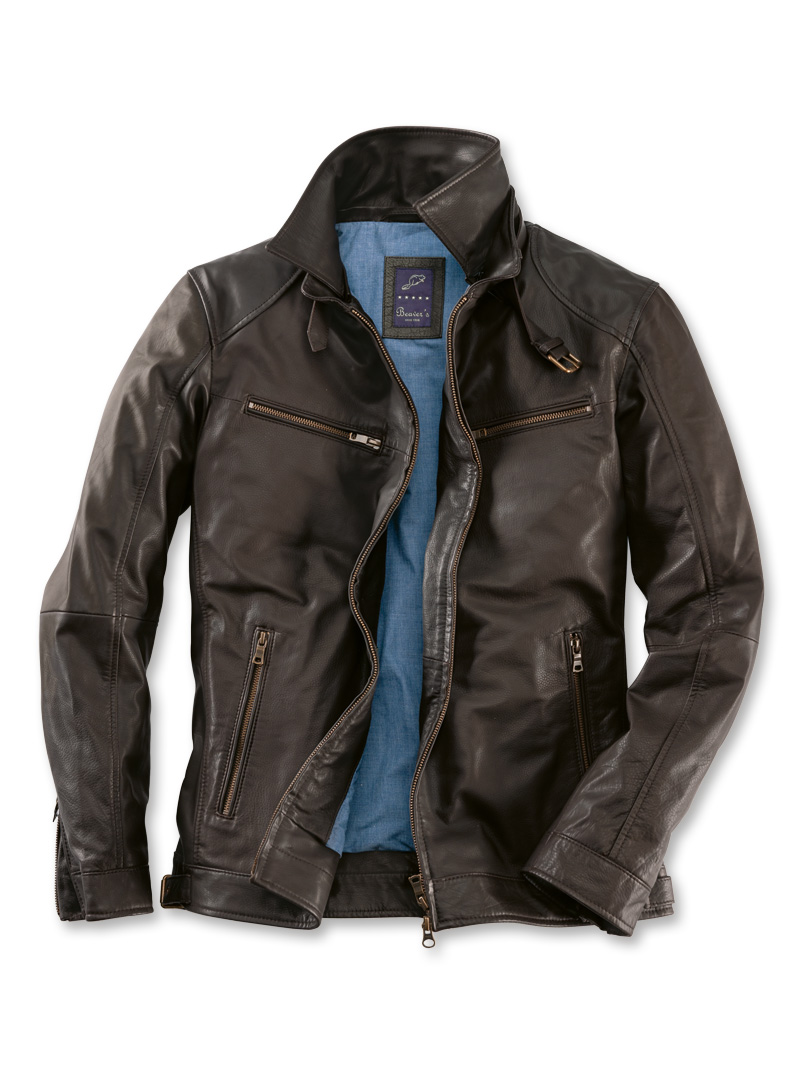 Lederjacke aus Nappaleder fr Herren