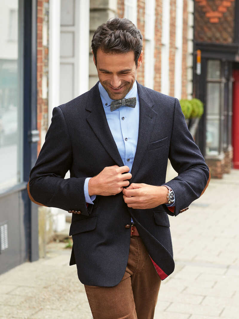 Tweedakko fr Herren aus englischem Tweed