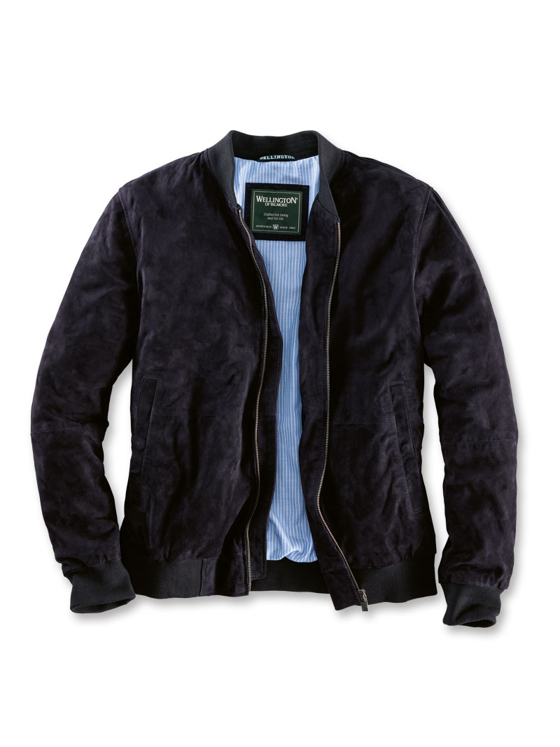 Blouson aus Veloursleder fr Herren