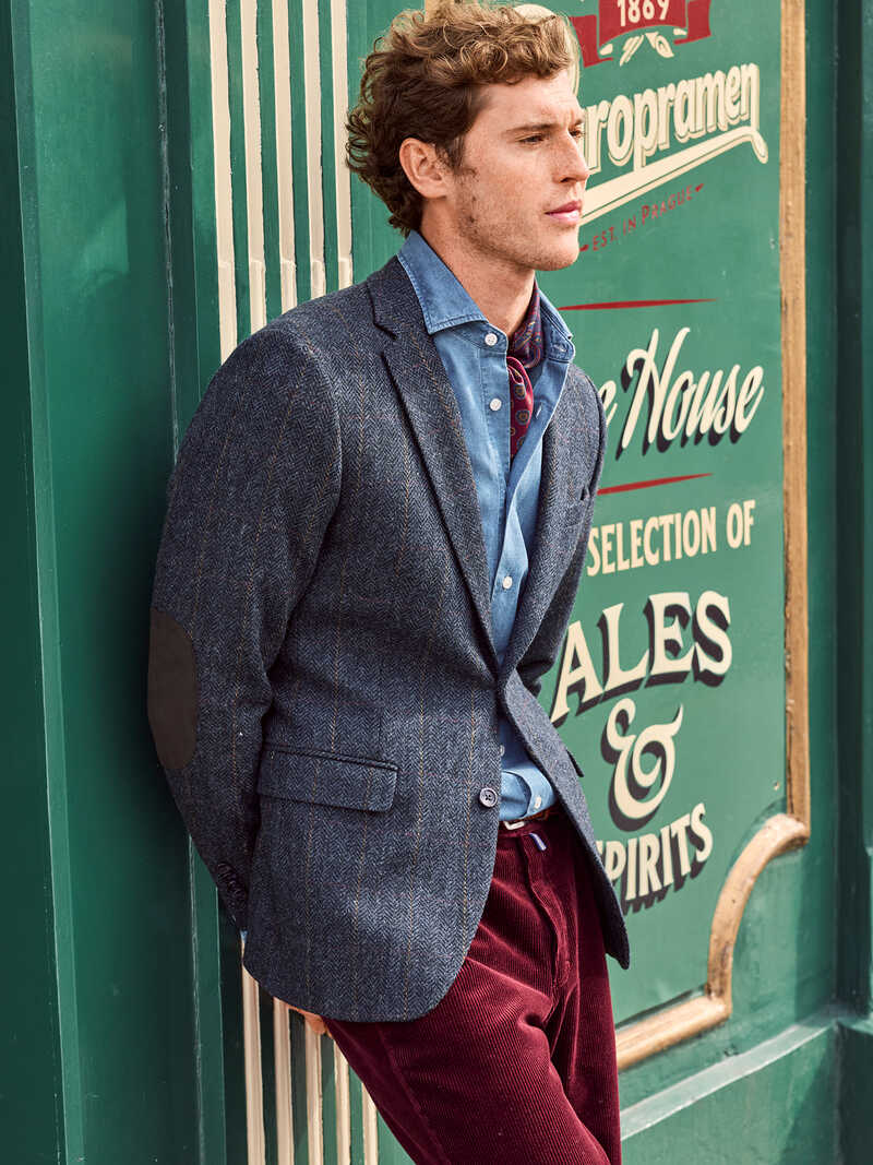 Alternatives Bild 1 zu Tweedsakko aus Fischgrat-Tweed