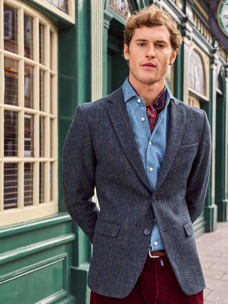 Alternatives Bild 3 zu Tweedsakko aus Fischgrat-Tweed