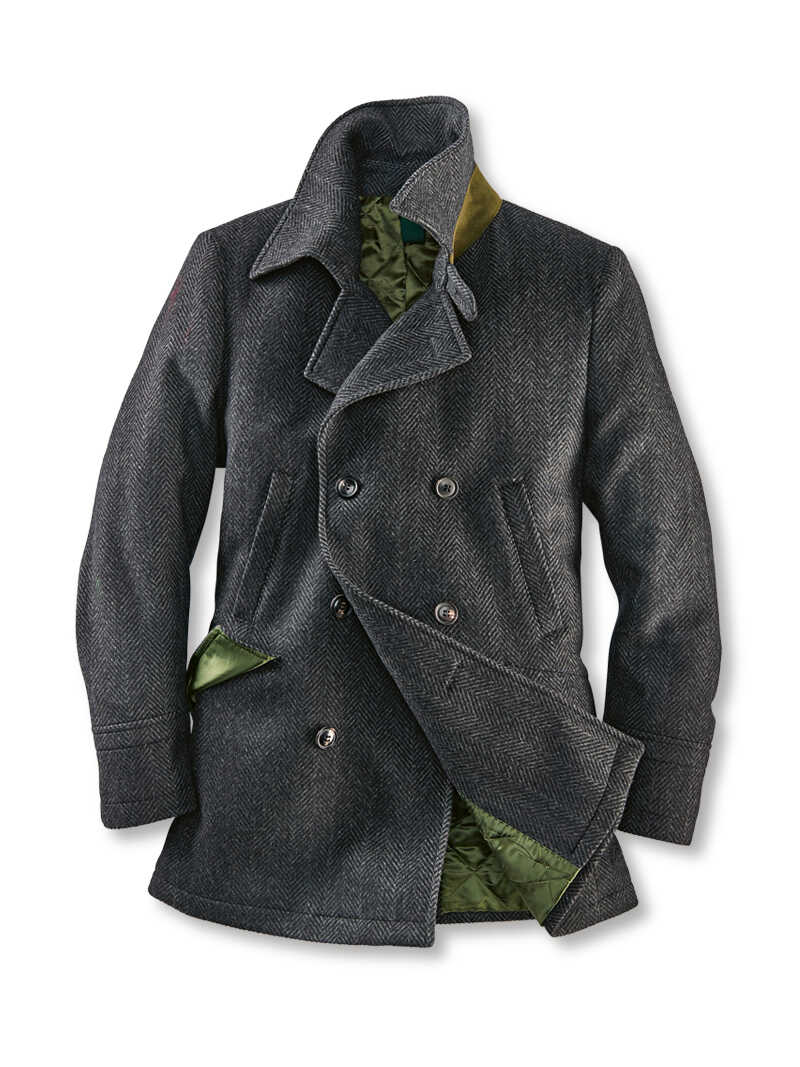 Cabanjacke aus Schurwolle fr Herren