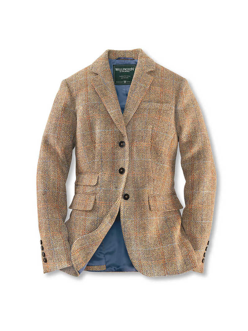 Tweedblazer fr Damen aus Harris Tweed