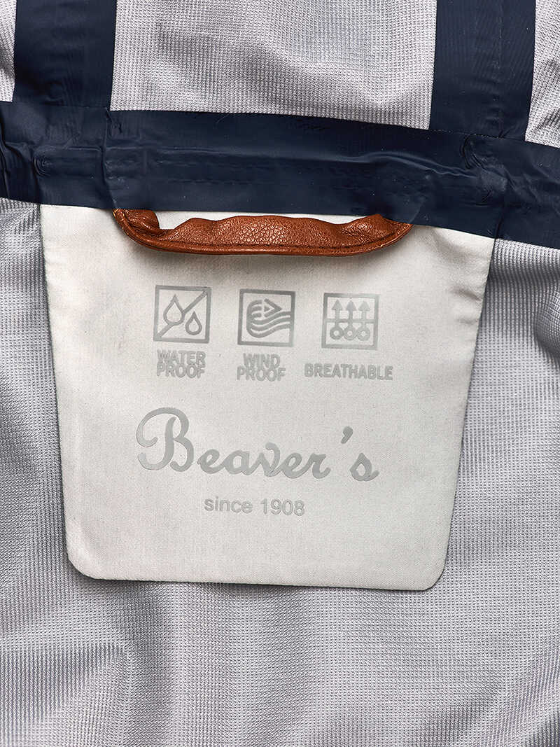 Grauer Blouson mit Kapuze fr Heren