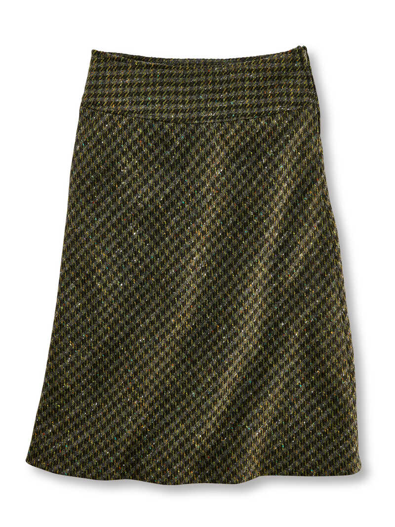 Midirock aus Donegal Tweed fr Damen