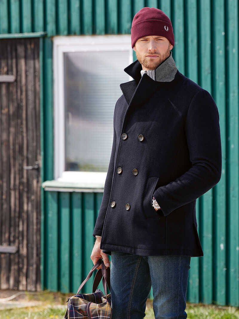 Cabanjacke 'Pea Coat' fr Herren