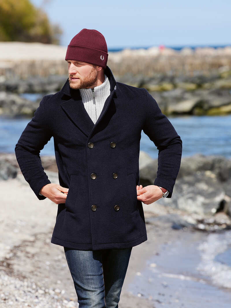 Cabanjacke 'Pea Coat' fr Herren