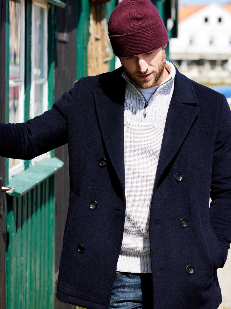 Cabanjacke 'Pea Coat' fr Herren