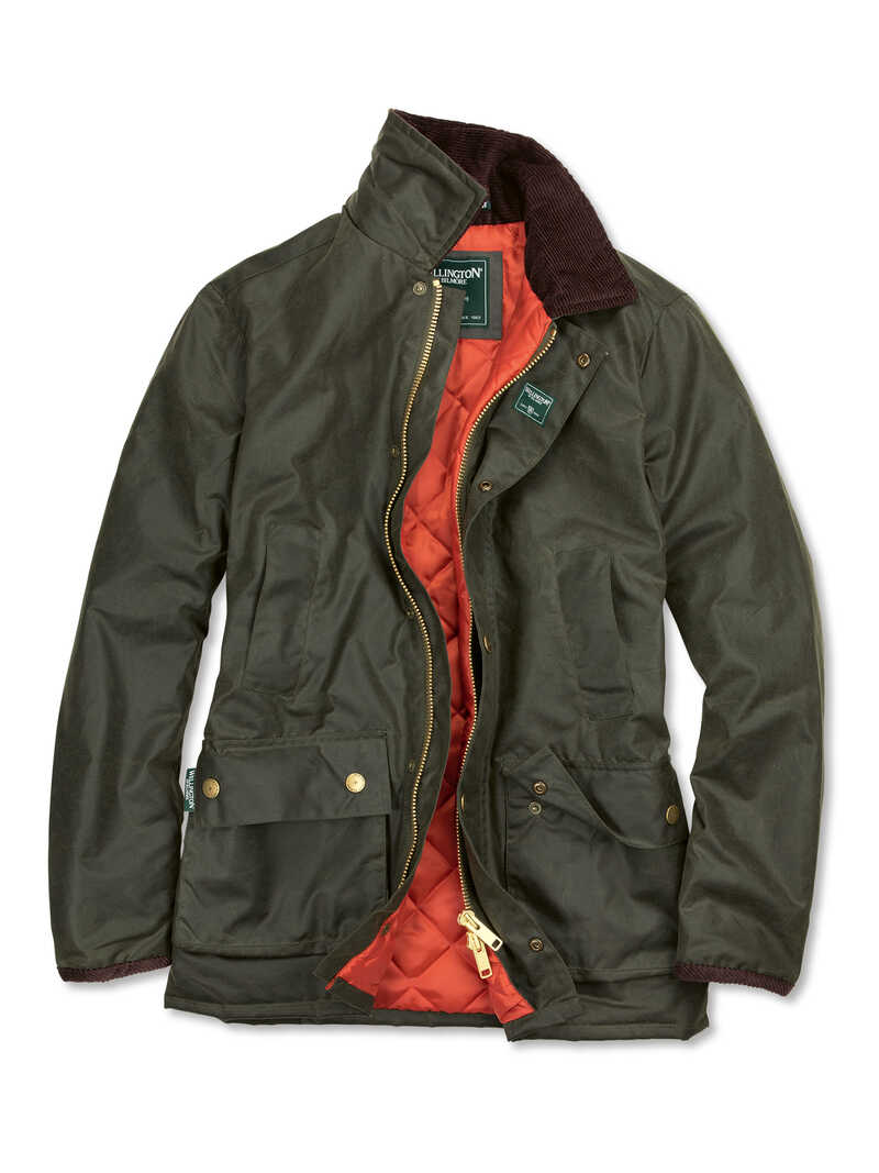 Wachsjacke fr Herren aus Gewebe von Halley Stevensons