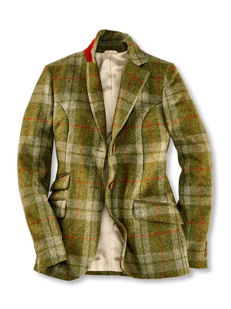 Damen-Tweedblazer aus irischem Tweed