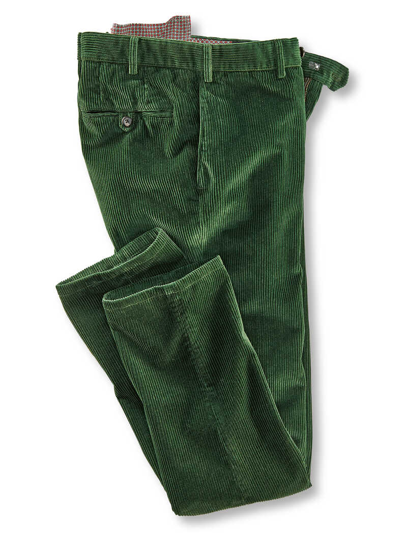 Cordhose 'Racing Green' fr Herren aus Genua-Cord