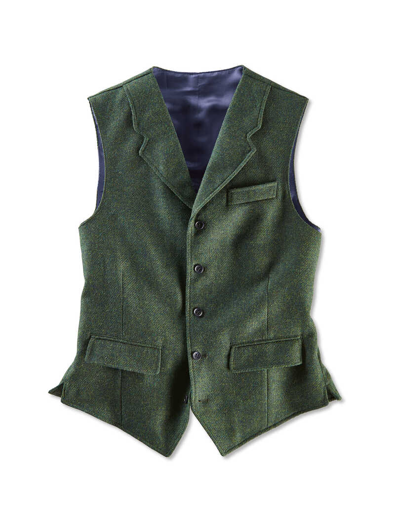 Tweedweste fr Herren aus Tweed von Mallalieus of Delph