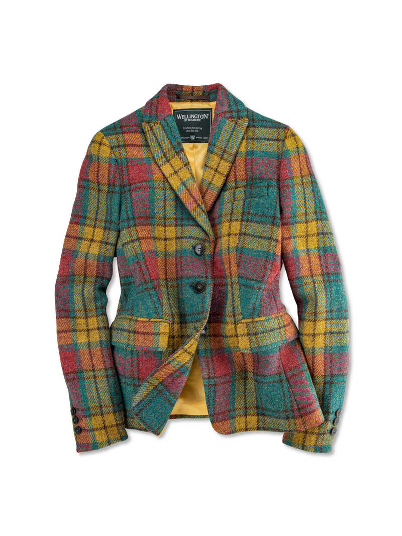 Damen-Harris-Tweed-Blazer