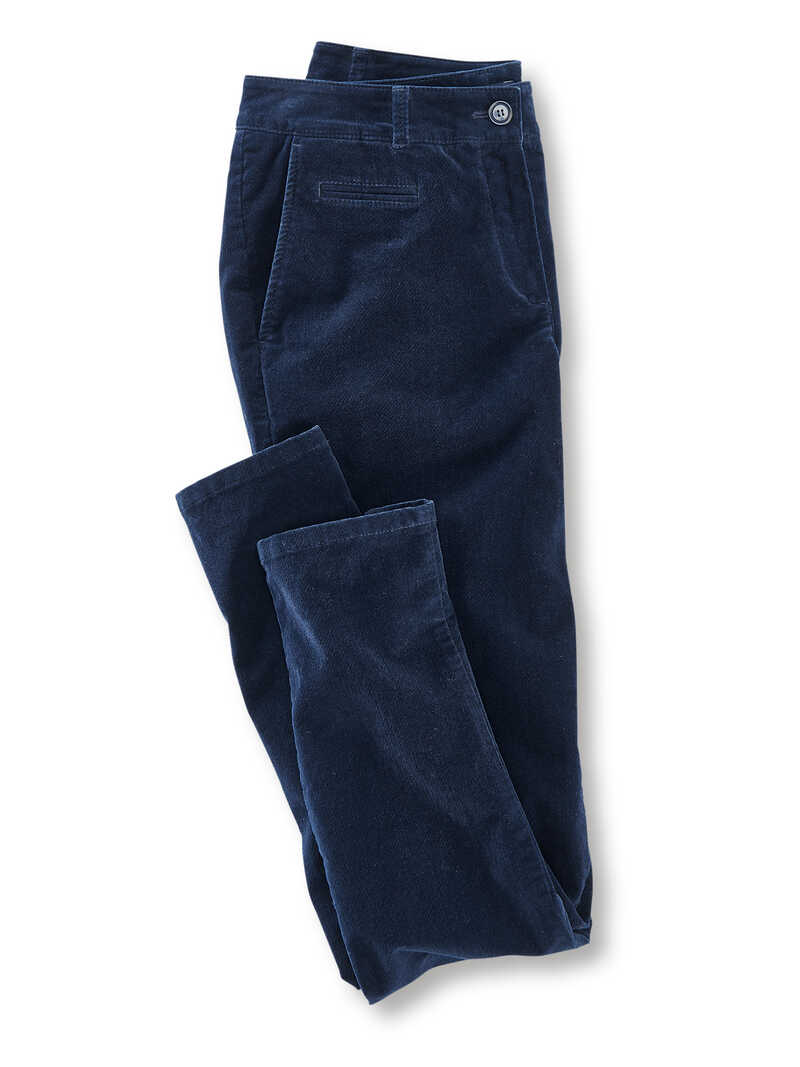Blaue Damen-Chinohose aus Sportsamt